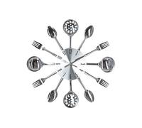 ATMOSPHERA CREATEUR D'INTERIEUR Pendule Ustensiles - Diam. 38 cm - Argent