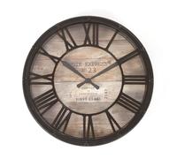 Pendule vintage ø39 x 7,7 cm d'épaisseur