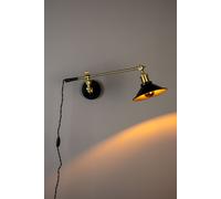 Penelope - Applique Murale - Fer - Noir