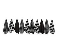 Penguin Home® 100% Torchon en Pur Coton 10-Pièce Set, Noir Le noir G