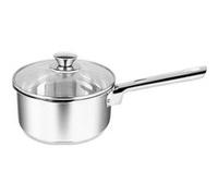 Penguin Home® Professionnel Acier Inoxydable Sécurité à Induction Casserole avec Couvercle, 18 cm Size, 2 Capacité en Litres Finition miroir G