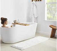 Penguin Home Tapis de Bain 100% micropolyester Blanc 50 x 152 cm