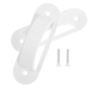 PENIKOKO 2 pièces Cache Plaques Blanc pour Interrupteurs Lot Vis Protection Activation Accidentelle Adapté pour Maison et Bureau Compatible avec Plaques Murales Standard