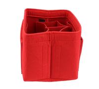 PENIKOKO Paquet De Rangement en Feutre Pliable Rouge Trousse De Maquillage Multifonction s 22x11x13 Cm Organisateur De Couches Léger Et Lavable pour Voyage Et Utilisation Quotidienne