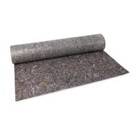 PENNELLIFICIO 2000 Bobine en tissu non tissé, rouleau de feutre avec film en polyéthylène antidérapant, indiqué pour protéger les sols, longueur 25 mètres, hauteur 1 mètre et poids 300 g/m²