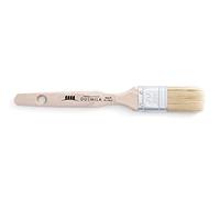 PENNELLIFICIO 2000 | Brosse de peinture professionnelle avec virole inoxydable, pinceau usage universel, pour tous les types de vernis et peintures, murs, bois, garde-corps, virole 30 mm - Fabriqué en