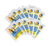 PENNELLIFICIO 2000 | Lot de 12 serviettes de protection en plastique, serviettes de protection, anti-goutte, protège contre les taches de peinture, la saleté, l'humidité, mesure 4 x 4 mètres, 16 m²,