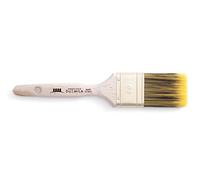 PENNELLIFICIO 2000 | Pinceau de peinture professionnelle avec virole en laiton, pinceau pour vernis à l'eau et solvants, idéal pour murs, bois, garde-corps, portails, virole 50 mm - Fabriqué en Italie