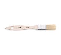 PENNELLIFICIO 2000 Pinceau pour retouche et Nettoyage, Pinceau Plat, pour Peinture Acrylique et solvant, Virole en Bande étagée, Largeur 20 mm - Fabriqué en Italie