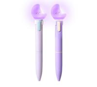 Pens Ballpoint - 2 Pieces Glowing Stationery Cute Ergonomic Kids Pens