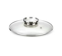 PENSOFAL Pen9366 Couvercle Verre avec Bouton de Aroma en aciére inoxidable, diam. 28cm