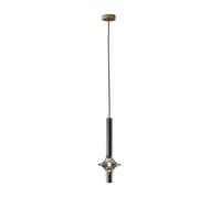 Penta Wonder Mini Sospensione Pendelleuchte, or mat, verre fumé