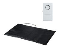 Pentatech Tapis de contact avec alarme 33620 95 dB Noir