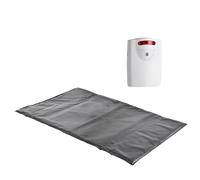 PENTATECH Tapis de contact avec alarme sans fil TMF01 noir 95 dB 33621