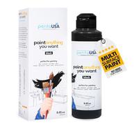 PENTAUSA Peinture Multisupport - Pour Bois, Armoires de Cuisine, Céramique, Métal, Carrelage - Mate, Lavable & Sans Apprêt (Noir, 250 ml)