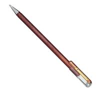 Pentel 23-k110 Dual métallique Hybrid Dual métallique Roller encre gel, Gel, 1 pièce, brillant 2 effets de couleurs différentes sur papier clair/foncé 0,5mm orange/met. gelb