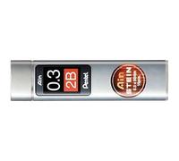 Pentel Ain Stein 0,3 Mm 2b Lot De 12 Mines Pour