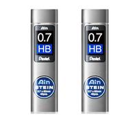 Pentel Ain Stein Lot de 2 tubes de recharge mécanique HB/H 0,7 mm