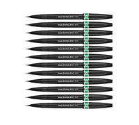 Pentel Arts Brush Sign Pen Artist SESF30C-DX, Lot de 12 Feutres pinceaux Pointe souple extra-fine, Vert