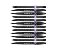 Pentel Arts Brush Sign Pen Artist SESF30C-VX, Lot de 12 Feutres pinceaux Pointe souple extra-fine, Violet