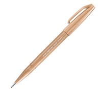 Pentel Arts Brush Sign Pen SES15C-E2X, Feutre pinceau, Brun