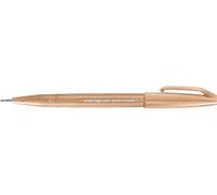 Pentel Arts Brush Sign Pen SES15C-E2X, Feutre pinceau, Brun, Lot de 10