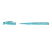 Pentel Arts Brush Sign Pen SES15C-S2X, Feutre pinceau, Bleu pastel