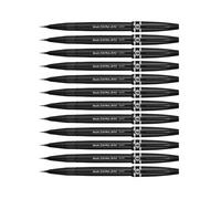 Pentel Arts Lot De 12 Stylos Feutre Sign Pen Artist Pointe Pinceau Extra Fine Noir