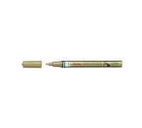 Pentel Arts Paint Marker MSP10, Marqueur peinture permanent, Pointe fine, Or, Lot de 12