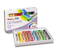 Pentel Arts PHN-12U Pastels à l'huile - Boîte de 12 couleurs assorties