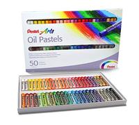 Pentel Arts PHN-50U Pastels à l'huile - Boîte de 50 couleurs assorties