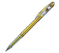 Pentel BG207 Slicci Stylo à encre gel avec pointe fine, 0,35 mm or
