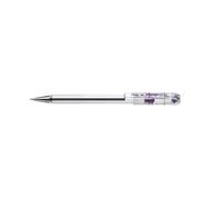 Pentel BK77S-V Lot de 12 Mini Stylos bille pointe métal 0,7 mm