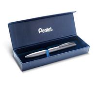 Stylo roller à encre gel EnerGel Hi-Class, argent