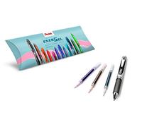 Pentel BL77 & LR7 Set Energel XM noir & recharge colorée