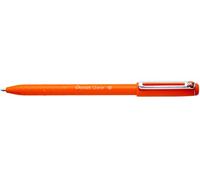 Pentel BX460-F iZee Lot de 12 stylos à bille avec capuchon et clip métal Orange Pointe large 1mm