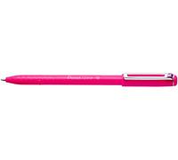 Stylo-bille pentel izee a capuchon pointe moyenne 1mm encre faible viscosite rechargeable rose