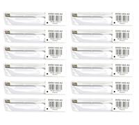 Pentel BXLM1002-A2 Lot de 12 Recharges pour stylo bille iZee capuchon BX460 1mm Noir