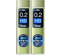 Pentel C272W-HB Mines pour Porte-mines Tracé 0,2 mm Densité HB (Lot de 2)