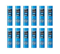 Pentel C275-H Lot de 12 Etuis de 40 mines pour Porte-mines 0,5mm