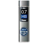 Mine pentel 0.7mm hb haute densité résistante étui avec bec verseur 40 unités