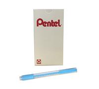 Pentel Clic Colors Gomme rétractable avec grip bleu ciel