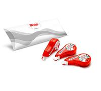 Pentel Correction Tape Mini ZTN25BW, Ruban correcteur, Pack de 3