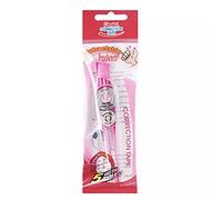Pentel Correction Tape ZTT605 Ruban correcteur rétractable, bande de 5 mm x 6 m, Corps tranparent et rose