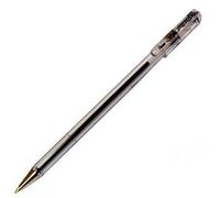 Pentel Stylos bille BK77-A pointe métal 0,7 mm Noir Lot de 12
