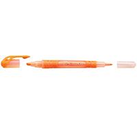 Pentel E-Line2 Lot de 10 Surligneurs Bi-Pointe Fine/Biseautée Orange