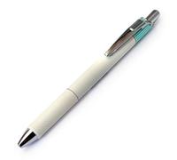 Pentel EnerGel Clena BLN73LK-A Stylo à encre gel liquide rétractable, pointe aiguille de 0,3 mm, encre noire, corps vert menthe
