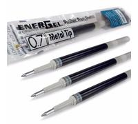 Pentel Energel Lot de 4 recharges pointe métal LR7 - BL77/BL57/BL37 0,7 mm