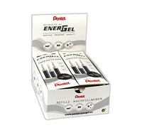 Pentel EnerGel LR7 Lot de 12 packs de 3 recharges pour stylo gel 0,7 mm Noir