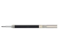 Pentel Energel LR7, Recharge pour rollers encre gel Energel pointe moyenne 0,7 mm, Gris, Lot de 12